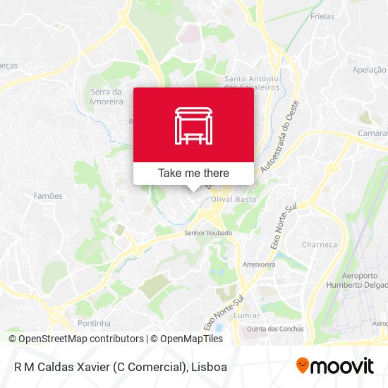 R M Caldas Xavier (C Comercial) map