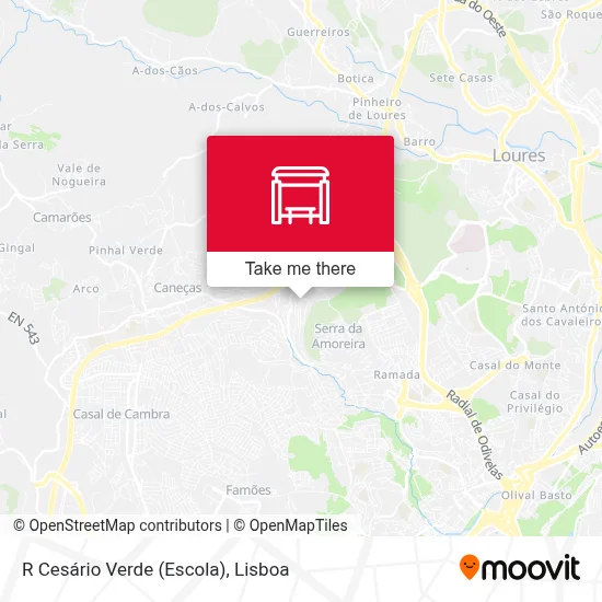 R Cesário Verde (Escola) map