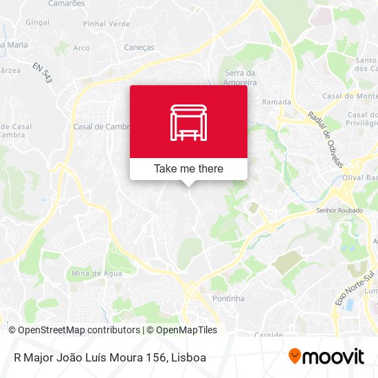 R Major João Luís Moura 156 mapa