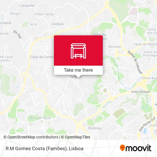 R M Gomes Costa (Famões) map