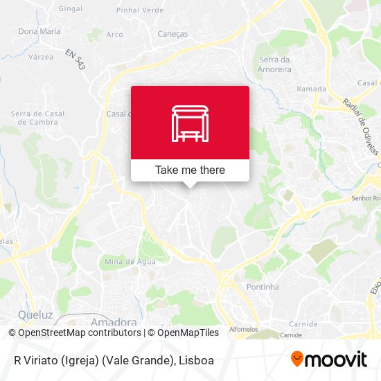 R Viriato (Igreja) (Vale Grande) mapa