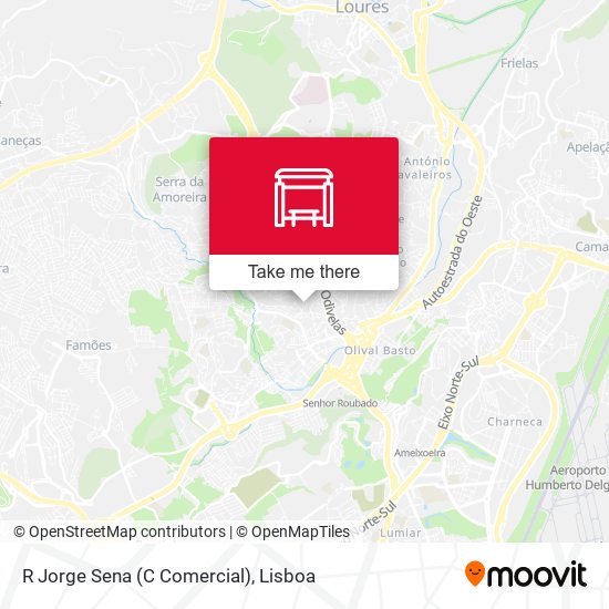 R Jorge Sena (C Comercial) map