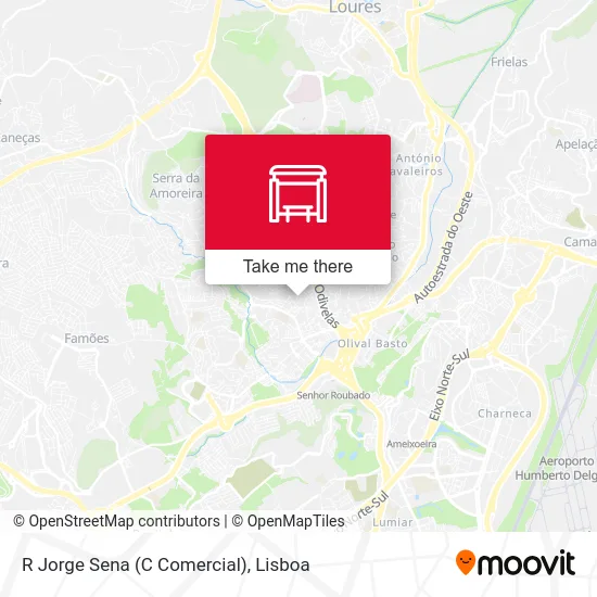 R Jorge Sena (C Comercial) map