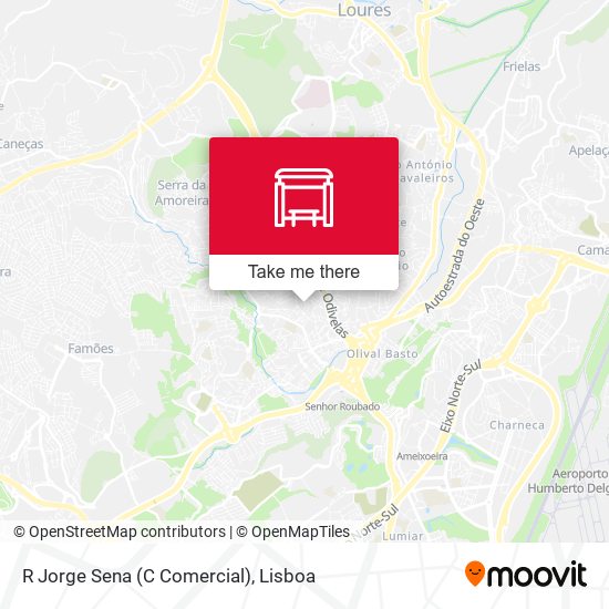 R Jorge Sena (C Comercial) map
