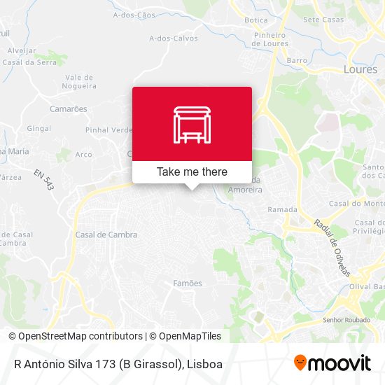R António Silva 173 (B Girassol) map