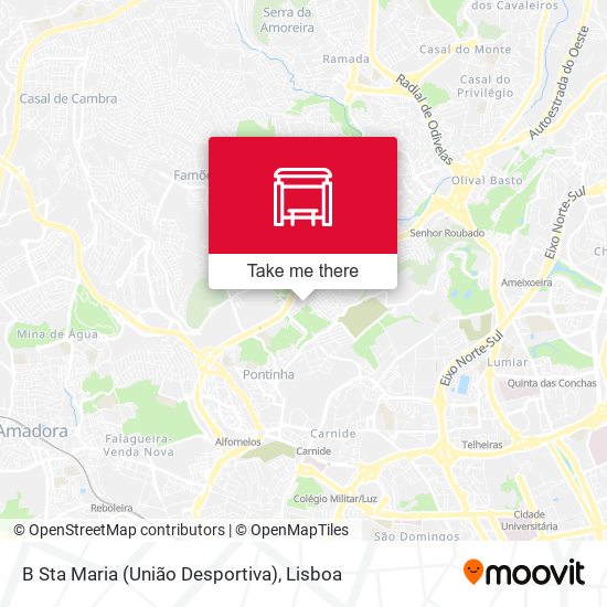B Sta Maria (União Desportiva) mapa