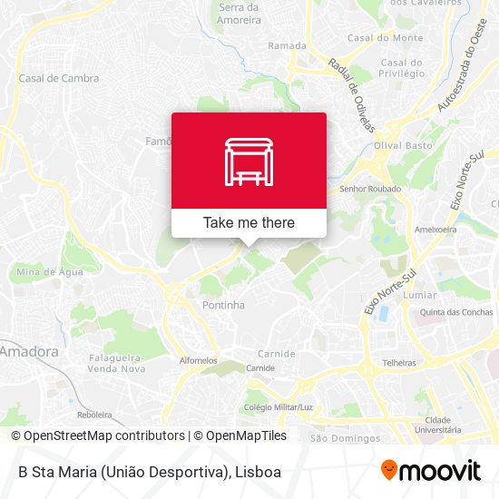 B Sta Maria (União Desportiva) mapa