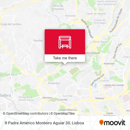 R Padre Américo Monteiro Aguiar 30 map