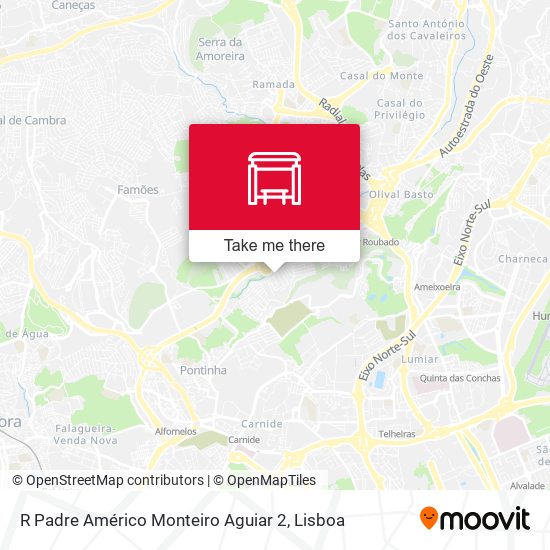 R Padre Américo Monteiro Aguiar 2 map