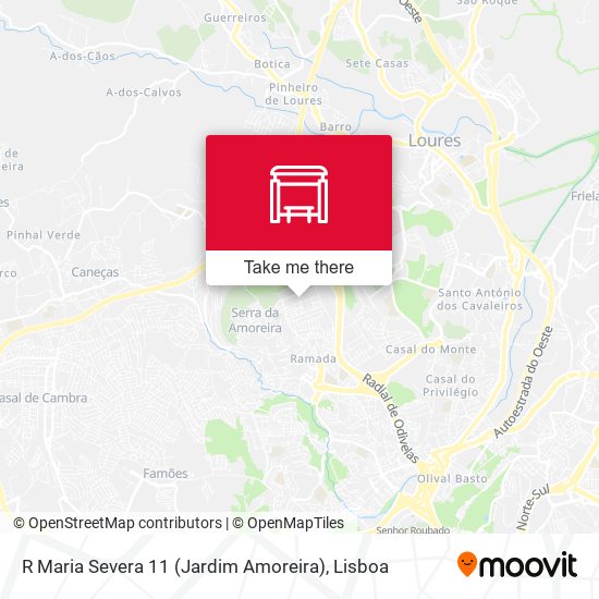 R Maria Severa 11 (Jardim Amoreira) map