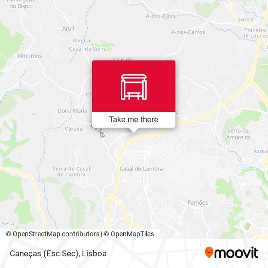 Caneças (Esc Sec) mapa