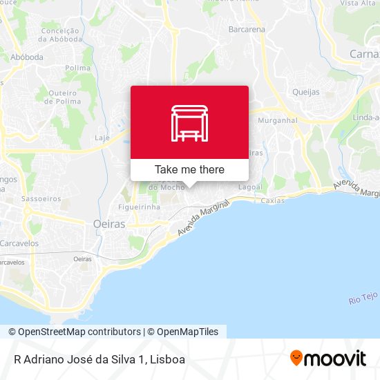 R Adriano José da Silva 1 mapa