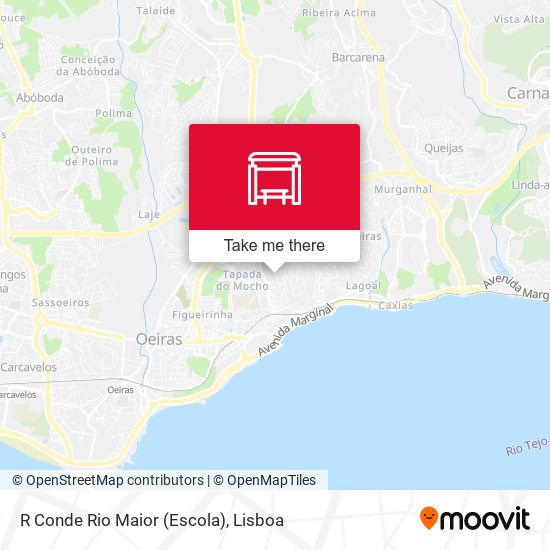 R Conde Rio Maior (Escola) map