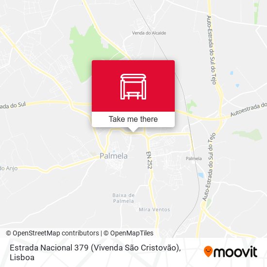 Estrada Nacional 379 (Vivenda São Cristovão) map