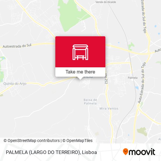 PALMELA (LARGO DO TERREIRO) mapa