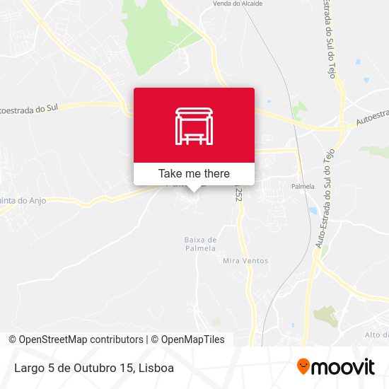 Largo 5 de Outubro 15 mapa