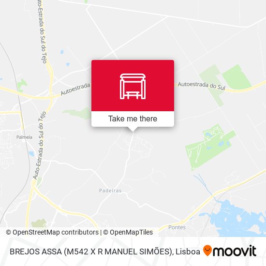 BREJOS ASSA (M542 X R MANUEL SIMÕES) mapa