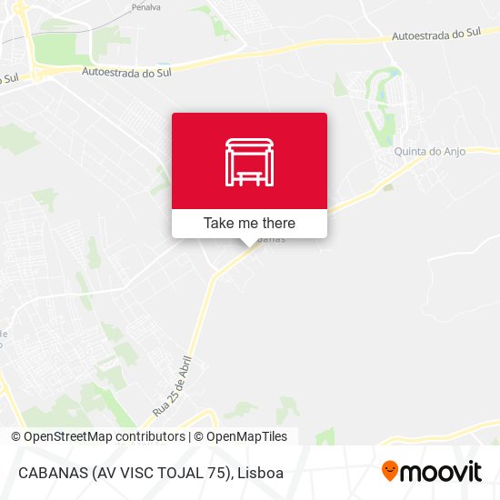 CABANAS (AV VISC TOJAL 75) map