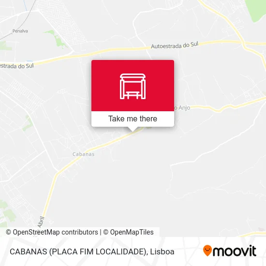 CABANAS (PLACA FIM LOCALIDADE) map