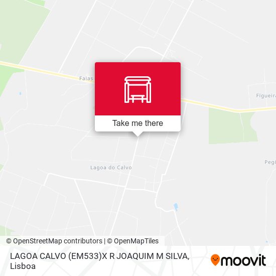 LAGOA CALVO (EM533)X R JOAQUIM M SILVA map