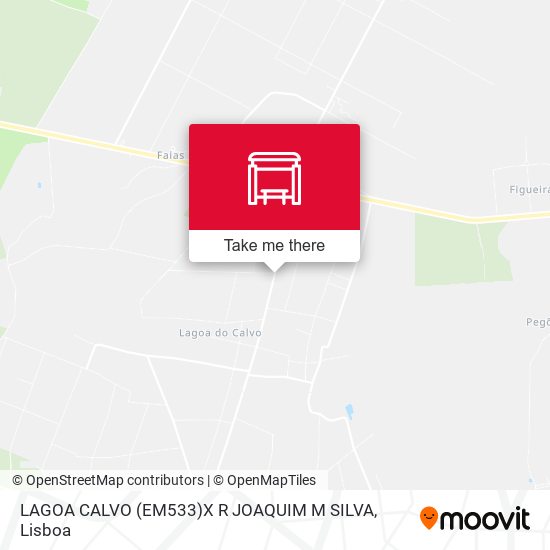 LAGOA CALVO (EM533)X R JOAQUIM M SILVA mapa