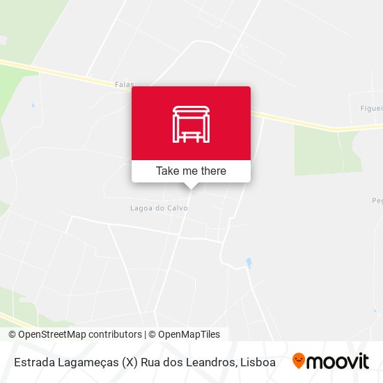Estrada Lagameças (X) Rua dos Leandros map