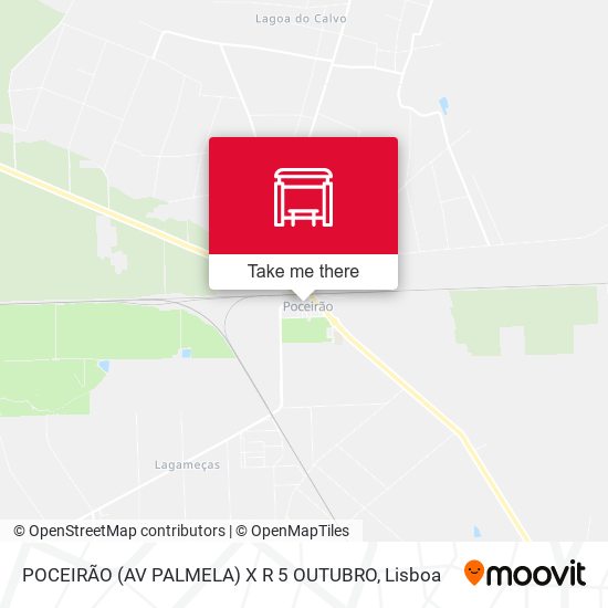 POCEIRÃO (AV PALMELA) X R 5 OUTUBRO map