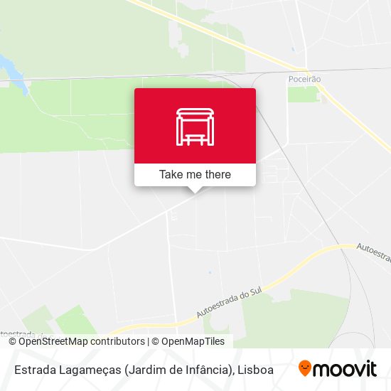 Estrada Lagameças (Jardim de Infância) mapa