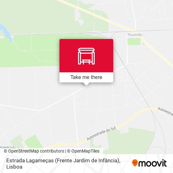Estrada Lagameças (Frente Jardim de Infância) mapa