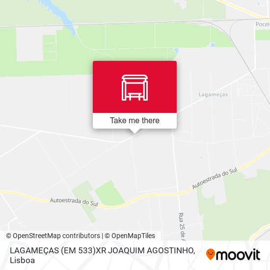 LAGAMEÇAS (EM 533)XR JOAQUIM AGOSTINHO map