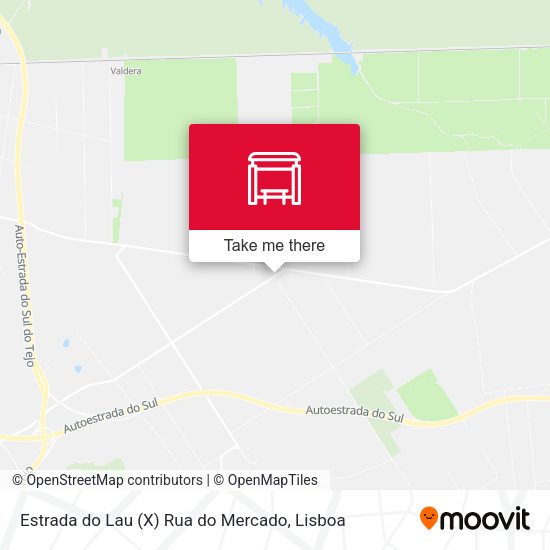 Estrada do Lau (X) Rua do Mercado map