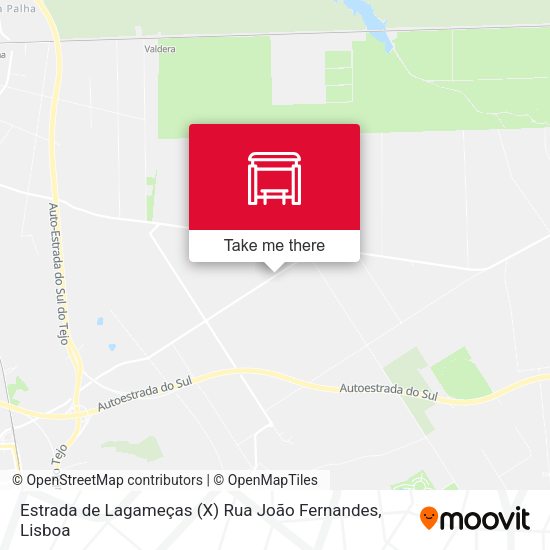 Estrada de Lagameças (X) Rua João Fernandes mapa
