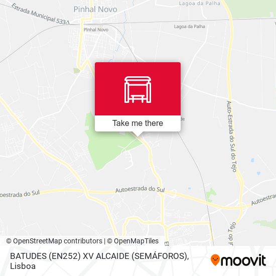 BATUDES (EN252) XV ALCAIDE (SEMÁFOROS) map
