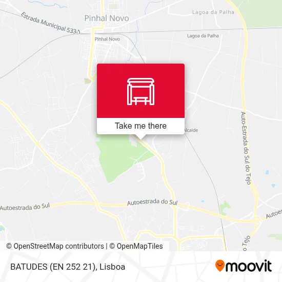 BATUDES (EN 252 21) map