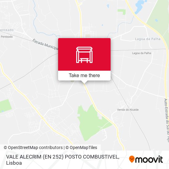 VALE ALECRIM (EN 252) POSTO COMBUSTIVEL map