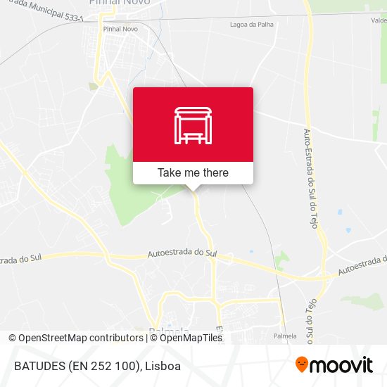 BATUDES (EN 252 100) mapa