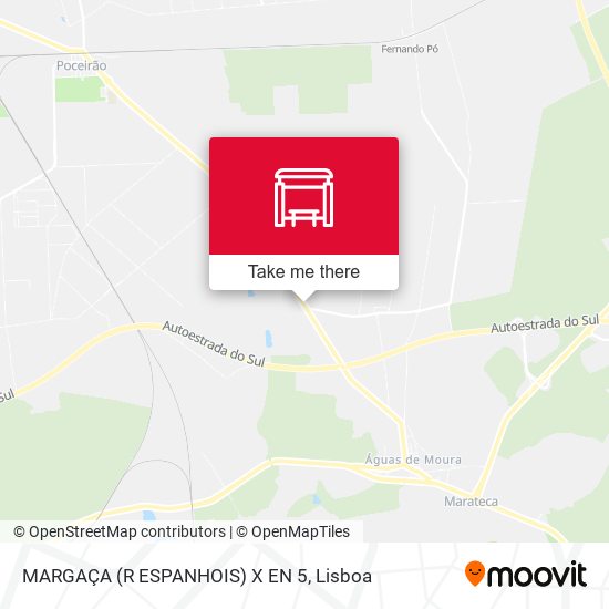 MARGAÇA (R ESPANHOIS) X EN 5 map