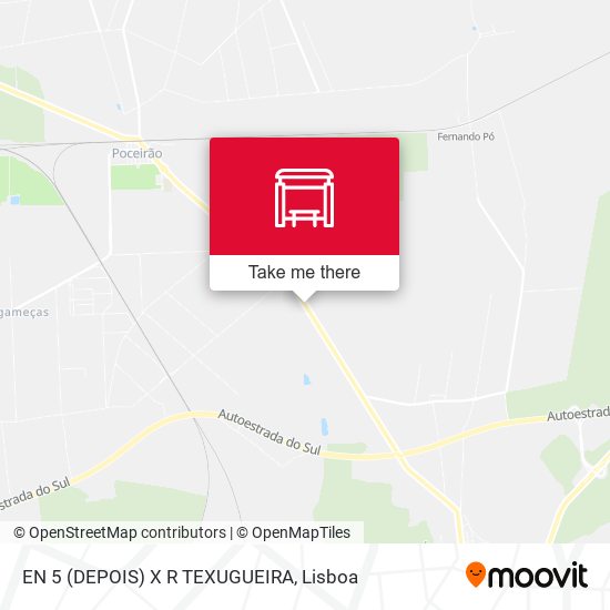 EN 5 (DEPOIS) X R TEXUGUEIRA mapa