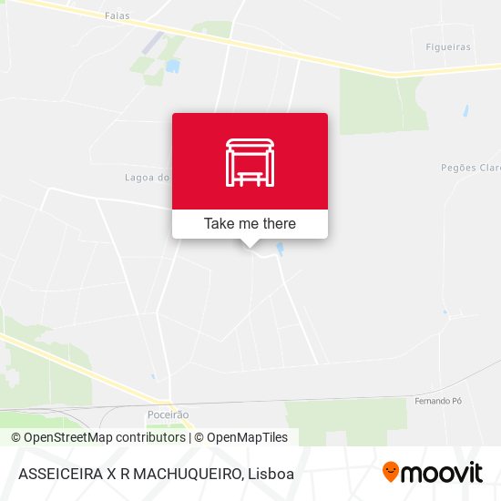 ASSEICEIRA X R MACHUQUEIRO mapa