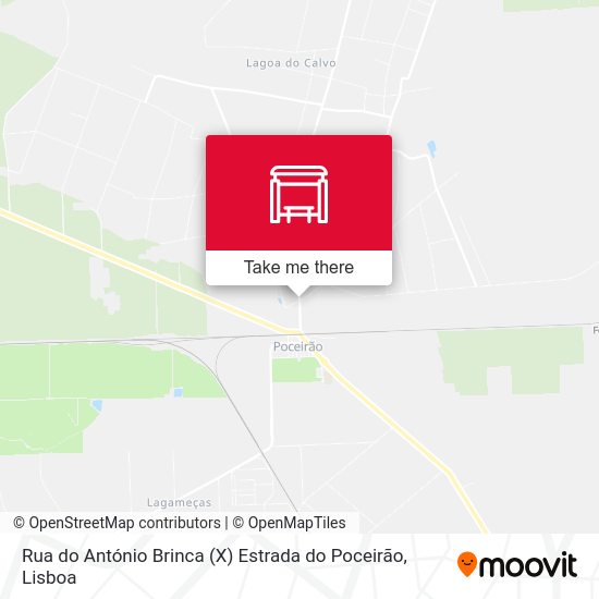 Rua do António Brinca (X) Estrada do Poceirão map