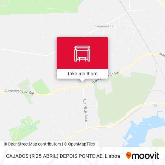 CAJADOS (R 25 ABRIL) DEPOIS PONTE AE mapa