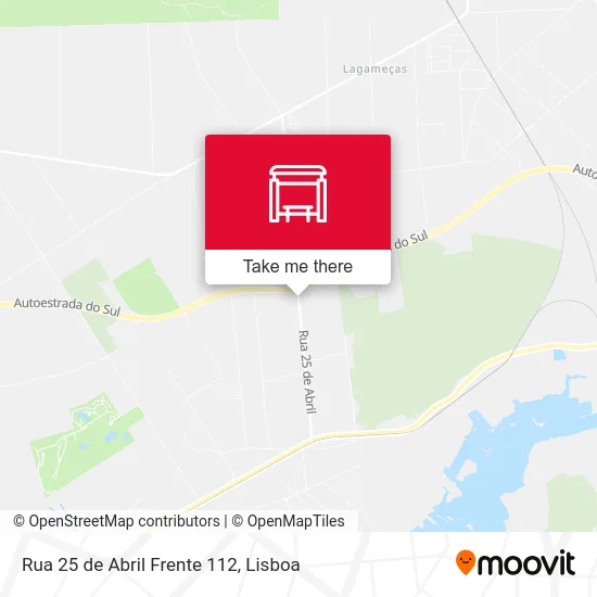 Rua 25 de Abril Frente 112 map