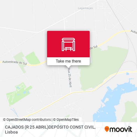CAJADOS (R 25 ABRIL)DEPÓSITO CONST CIVIL map