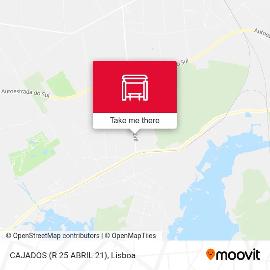 CAJADOS (R 25 ABRIL 21) map