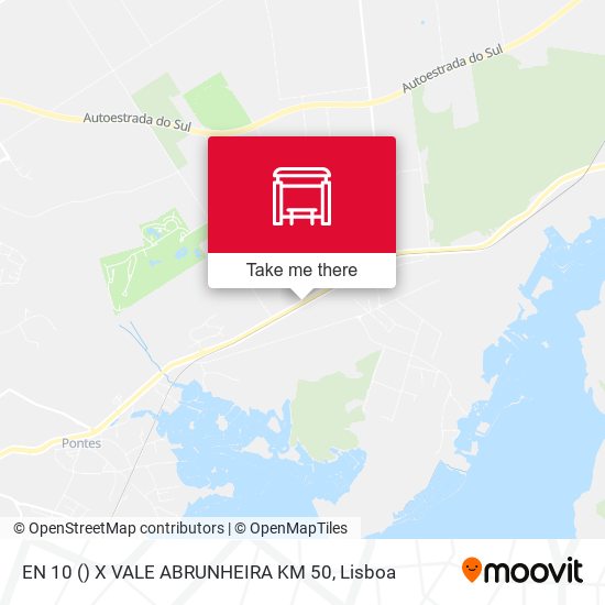 EN 10 () X VALE ABRUNHEIRA KM 50 map