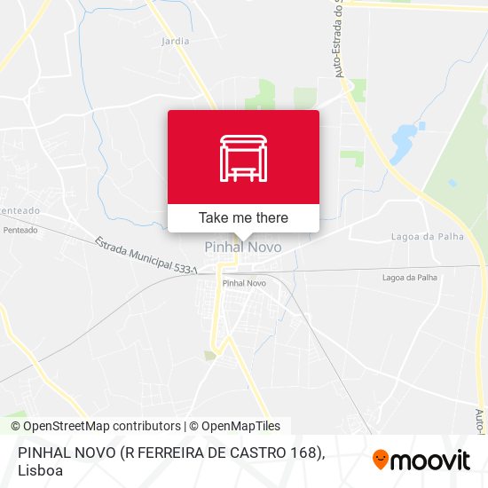 PINHAL NOVO (R FERREIRA DE CASTRO 168) mapa