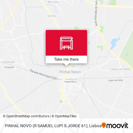 PINHAL NOVO (R SAMUEL LUPI S JORGE 61) map