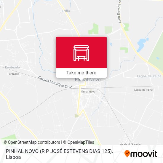 PINHAL NOVO (R P JOSÉ ESTEVENS DIAS 125) mapa
