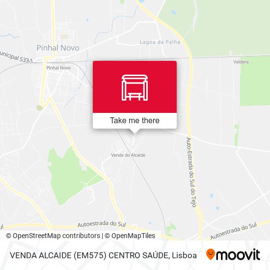 VENDA ALCAIDE (EM575) CENTRO SAÚDE map