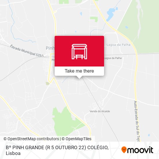 Bº PINH GRANDE (R 5 OUTUBRO 22) COLÉGIO mapa
